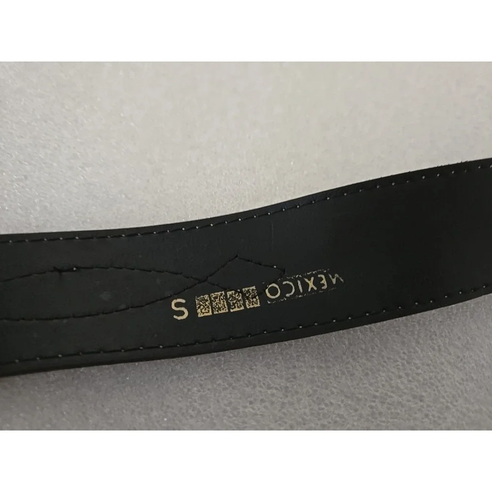 3 Vintage Leather Belts‎ Brown Size 34 Small